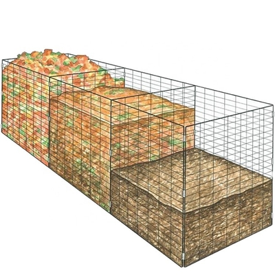Rostbeständige Beschichtung und 2,0 mm/4,0 mm Draht erleichtern die Kompostierung zu Hause