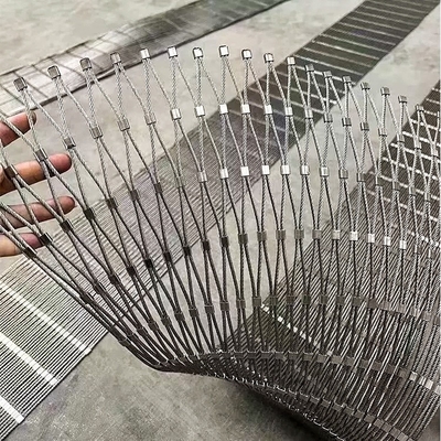 Balustraden Schutznetz Ferrule Stil Flexible Edelstahl Drahtseil Seil Tierschutznetz