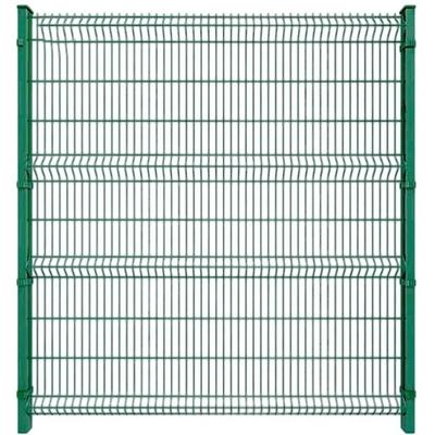 Rostbeständige Sicherheit Hochleistungs-PVC-beschichtete Gitterzaun