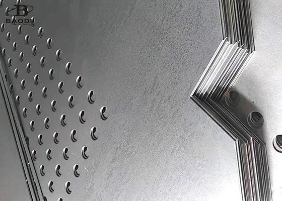 Kohlenstoffstahl-dekorative runde Loch-Muster-perforierte Metallmasche