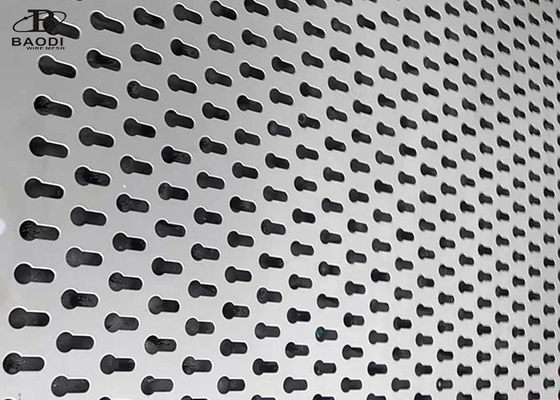 Zierblende gelochter AluminiumMesh Different Pattern