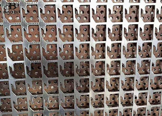 Quadratisches Loch-perforierte Metallmasche der Blechdicke-0.5-3.5mm