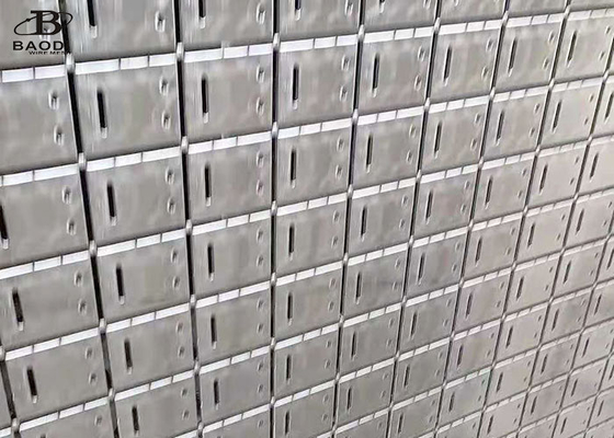 Fertigen Sie Vielzahl-Loch kopieren perforiertes Aluminiumloch der Maschen-25mm besonders an