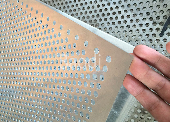 Aluminiumedelstahl-Breite 1M Perforated Wire Mesh Construction Screen