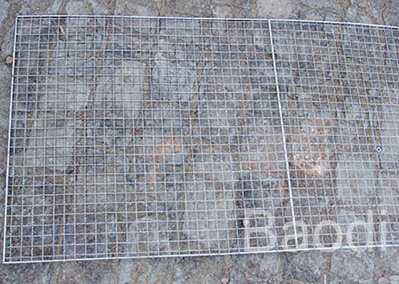 Gesponnene Bergbauhöhe des stütz-0.4mm galvanisierte quetschverbundene Maschendraht-1.5m