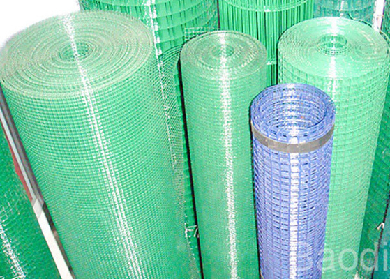 Tierzaun Pvc Coated 1x1 SS schweißen Messgerät Mesh Green Colors 19