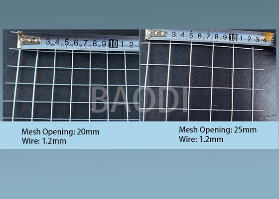 Drahtgeflecht-Schirm 2x2 galvanisierte geschweißte Breite Draht-Mesh Minings 2m