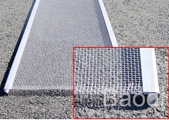 Rostfreier quetschverbundener Maschendraht der Gebäude-Zierblende-1.6mm